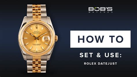 how to set time on rolex datejust|rolex datejust configure.